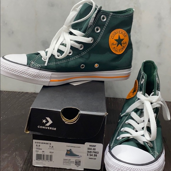 converse green orange